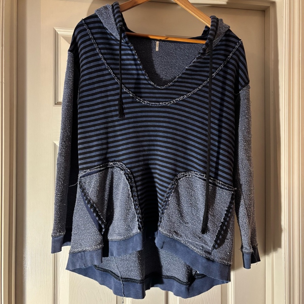 Free People Oversized Knit Sweatshirt